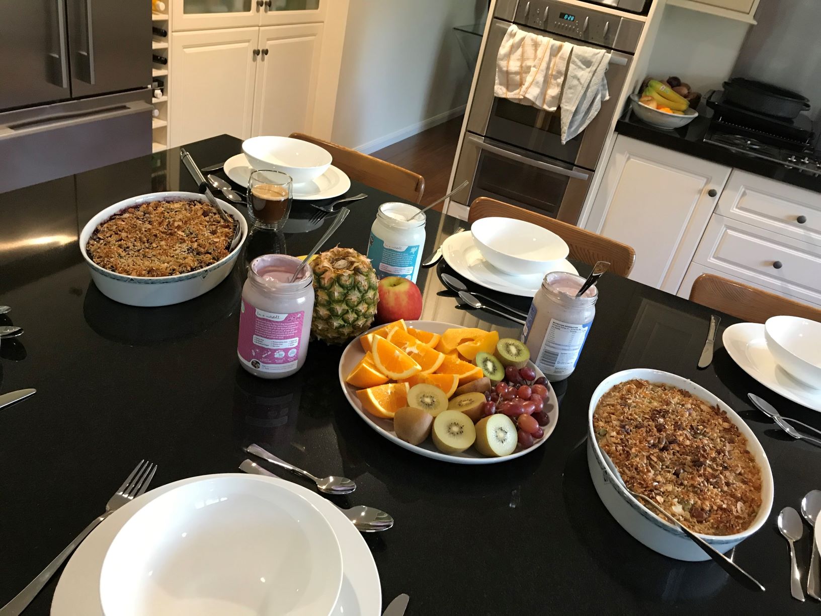 Photo of breakfast for 7